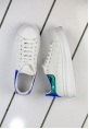 Mirica Beyaz Cilt Yeşil Hologram Spor Ayakkabı