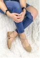Gina Vizon Süet Babet Ayakkabı