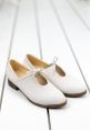 Rowena Beyaz Keten Oxford Ayakkabı