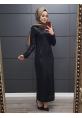 Payetli  Elbise  -Siyah