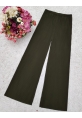 Pliseli Bol Pantalon  -Haki