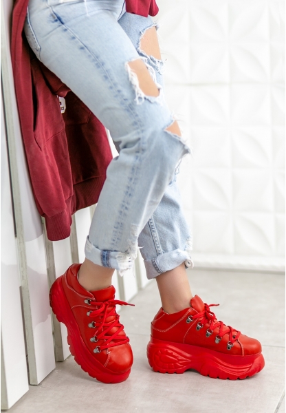 Lona Kırmızı Spor Ayakkabı