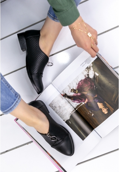 Melita Siyah Babet Ayakkabı