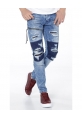 Denim House Yamalı Slim Fit Erkek Pantolon