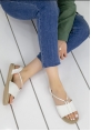 Marina Beyaz Sandalet 
