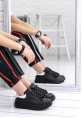 Miricam Siyah Cilt Beyaz Detaylı Spor Ayakkabı