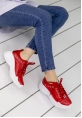 Polimia Kırmızı Rugan Detaylı Spor Ayakkabı