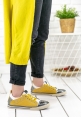 Era Sarı Desenli Spor Ayakkabı