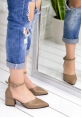 Lidan Vizon Cilt Topuklu Ayakkabı
