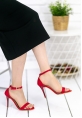 Ortensia Kırmızı Stiletto Ayakkabı