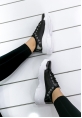 Polimia Siyah Cilt Spor Ayakkabı