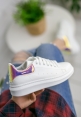 Mirica Beyaz Cilt Sarı Hologram Spor Ayakkabı